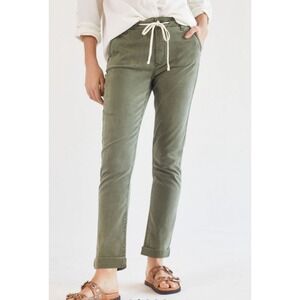 PAIGE Olive Green Straight Leg Pants
